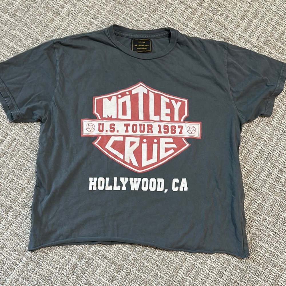 Original Retro Brand Gray Motley Crue Tee